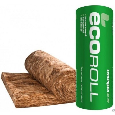 Экологическая теплоизоляция ECOROLL 50х1220х8200мм (20 м2)