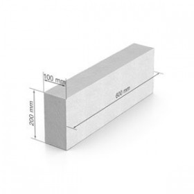Газобетон UDK_SB 400 600х200х100 В2.5