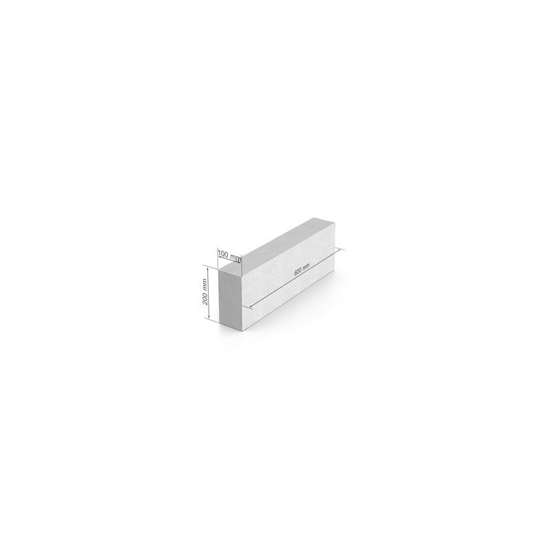 Газобетон UDK_SB 400 600х200х100 В2.5