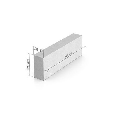 Газобетон UDK_SB 400 600х200х100 В2.5