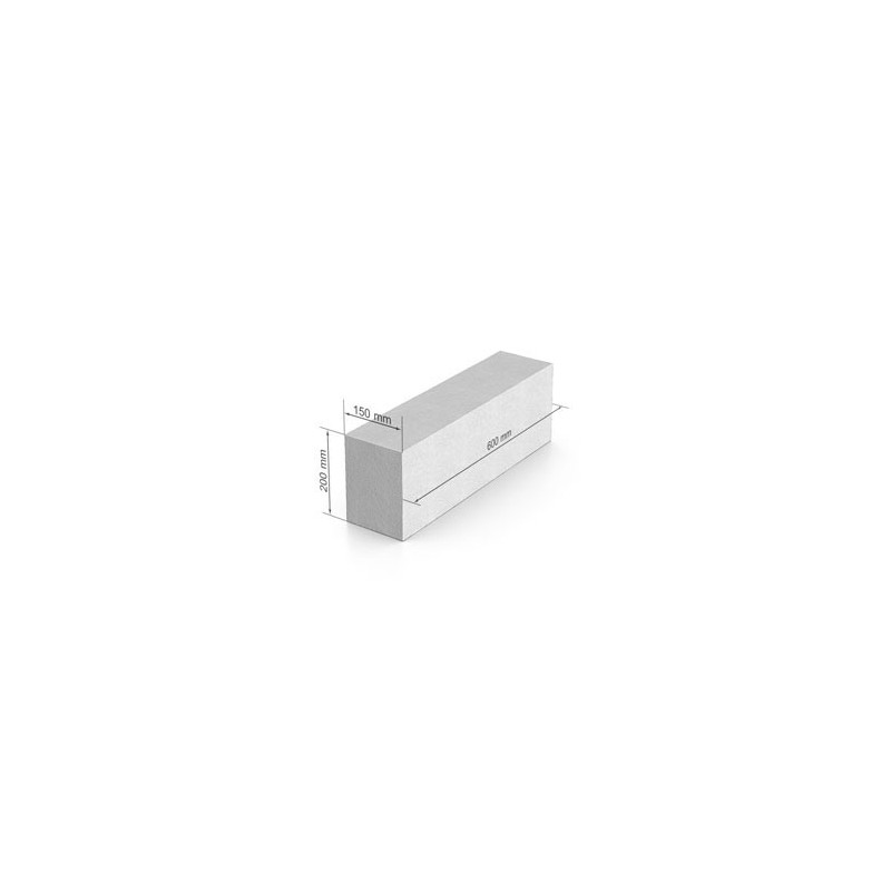 Газобетон UDK_SB 400 600х200х150 В2.5