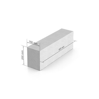 Газобетон UDK_SB 400 600х200х150 В2.5