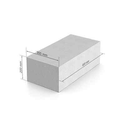 Газобетон UDK_SB 400 600х200х300 В2.5