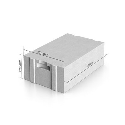 Газобетон UDK_SB 400 600х200х375 В2.5