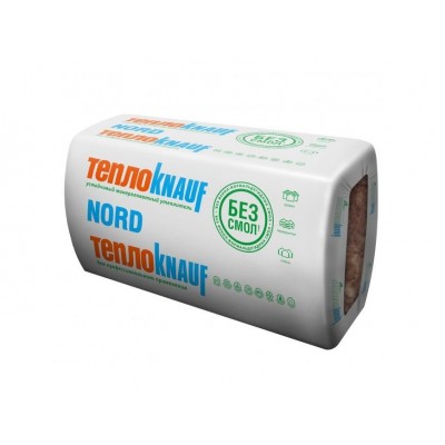 ТЕПЛОИЗОЛЯЦИЯ ТЕПЛОKNAUF /КНАУФ NORD /НОРД 1230Х610Х50 ММ 12 ПЛИТ В УПАКОВКЕ (9М2;0.45М3)