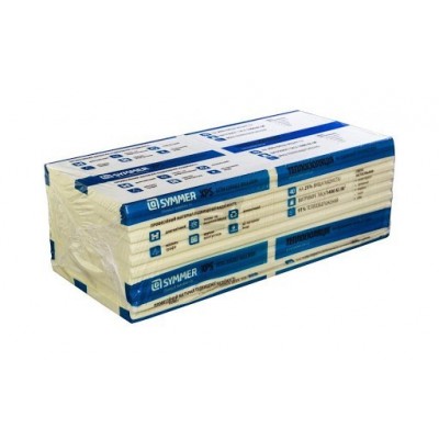 Пенопласт экструдированный, пенополистирол SYMMER XPS 1200*550*20мм.(0,66кв.м.)