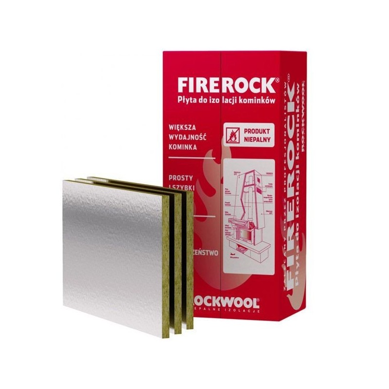 ВЫСОКОТЕМПЕРАТУРНАЯ ПЛИТА ROCKWOOL FIREROCK 30х1000х600 (4.8м2)