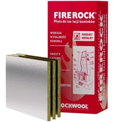 ВЫСОКОТЕМПЕРАТУРНАЯ ПЛИТА ROCKWOOL FIREROCK 30х1000х600 (4.8м2)