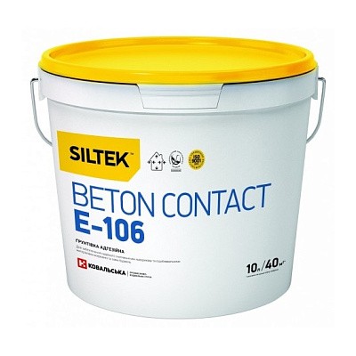 Грунтовка Siltek Beton-contact Е-106 адгезійна, 10л