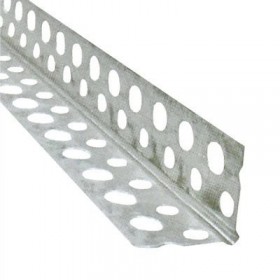 Защитный угол 25 * 25 * 3000 пластиковый перфорированный