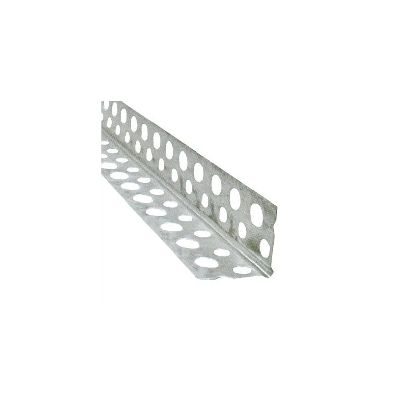Защитный угол 25 * 25 * 3000 пластиковый перфорированный