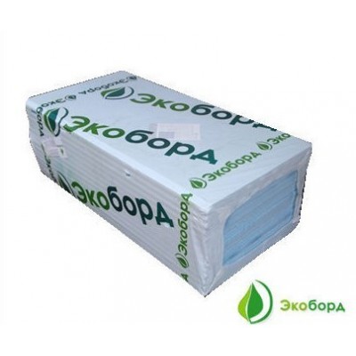 Экструдированный пенополистирол экоборд 600х1200х30мм